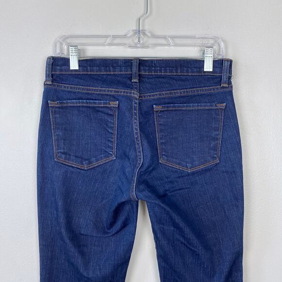 J Brand Mid Rise Skinny Jeans Daphne‎ Indigo Dark Wash Denim Cotton Size 28 - Picture 6 of 11